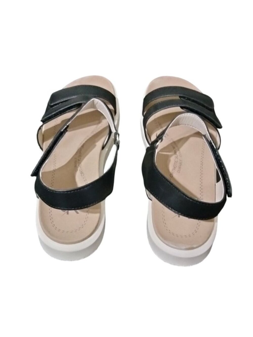 Ortorex Size 9 Sandals Arch Support Black Adjustable Comfort Straps Womens - Picture 7 of 8